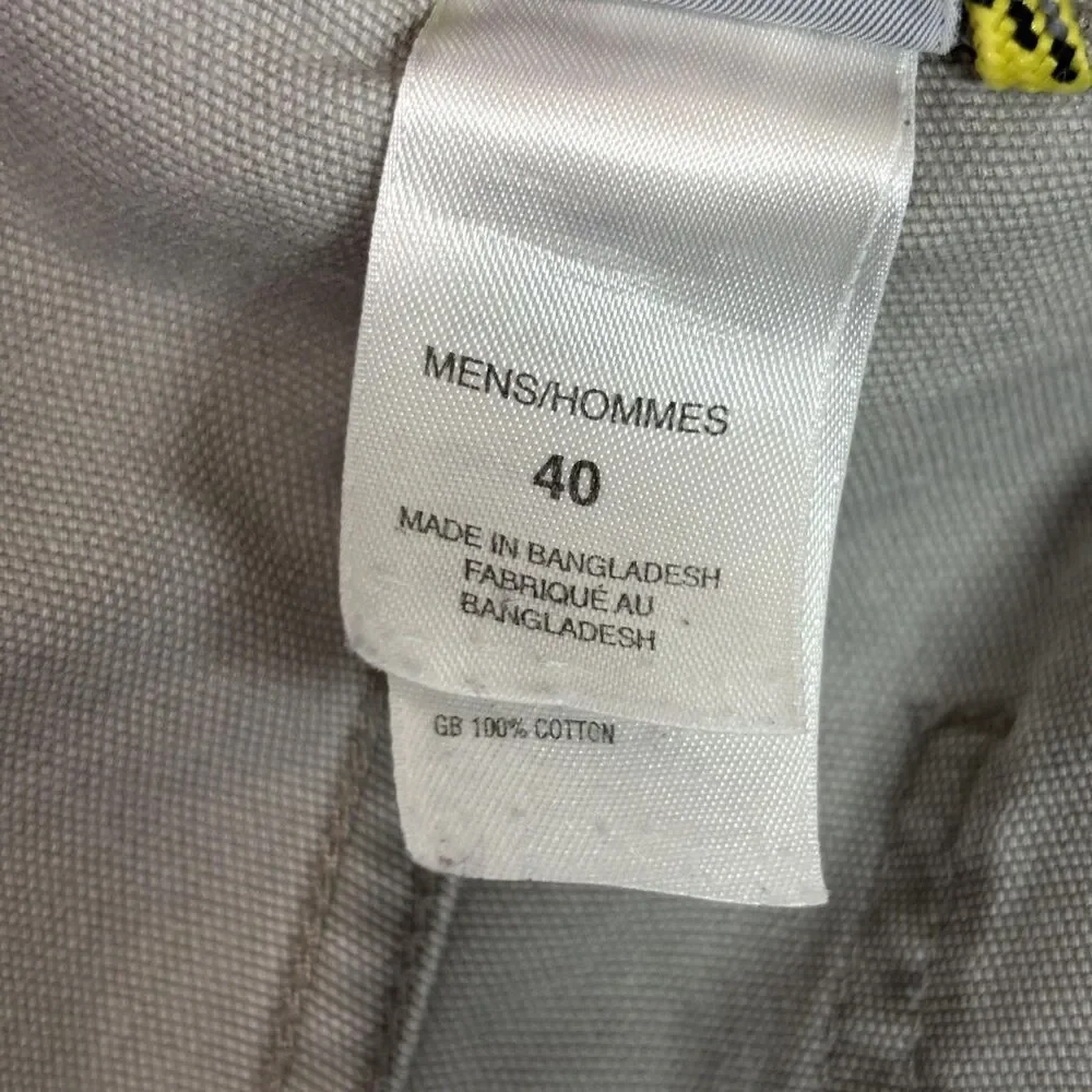 The North Face Cargo Shorts Men's 40 Khaki Cotton Canvas 10